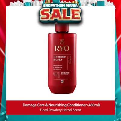 RYO - Damage Care & Nourishing Conditioner (For Dry, Damaged & Chemically Treated  Hair) 480ml