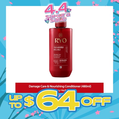 RYO - Damage Care & Nourishing Conditioner (For Dry, Damaged & Chemically Treated Hair) 480ml