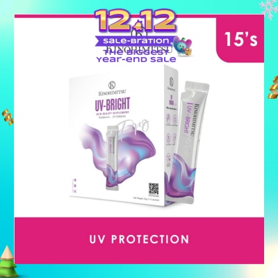 KINOHIMITSU UV_Bright Pro Supplement Sachet (UV Protection + Skin Whitening) 25g x 15s