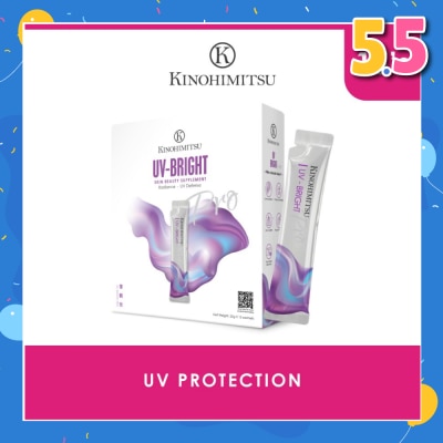KINOHIMITSU UV_Bright Pro Supplement Sachet (UV Protection + Skin Whitening) 25g x 15s
