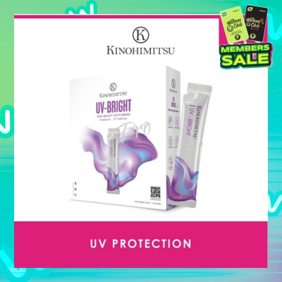 KINOHIMITSU UV_Bright Pro Supplement Sachet (UV Protection + Skin Whitening) 25g x 15s
