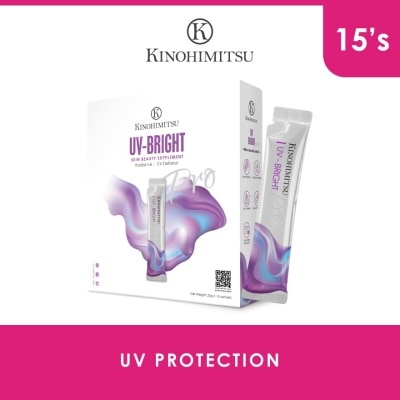 KINOHIMITSU UV_Bright Pro Supplement Sachet (UV Protection + Skin Whitening) 25g x 15s