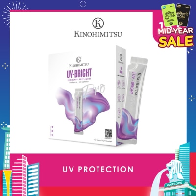 KINOHIMITSU UV_Bright Pro Supplement Sachet (UV Protection + Skin Whitening) 25g x 15s