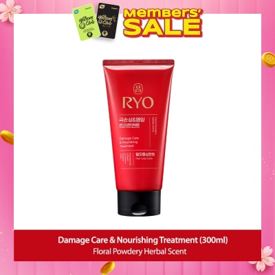 RYO Damage Care & Nourishing Treatment (For Dry, Damaged & Chemically Treated Hair) 300ml