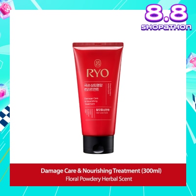 RYO Damage Care & Nourishing Treatment (For Dry, Damaged & Chemically Treated Hair) 300ml