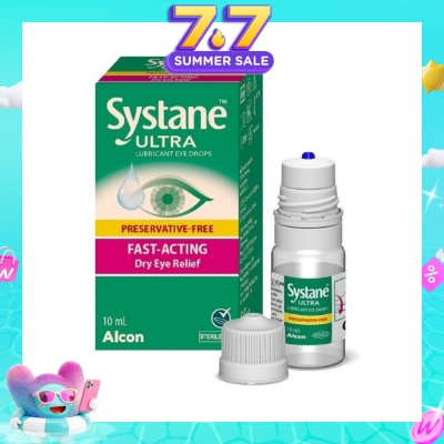 ALCON - Systane Ultra Lubricant Eye Drop (Fast-Acting & Dry Eye Relief) 10ml