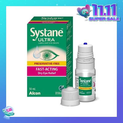 ALCON Systane Ultra Lubricant Eye Drop (Fast-Acting & Dry Eye Relief) 10ml