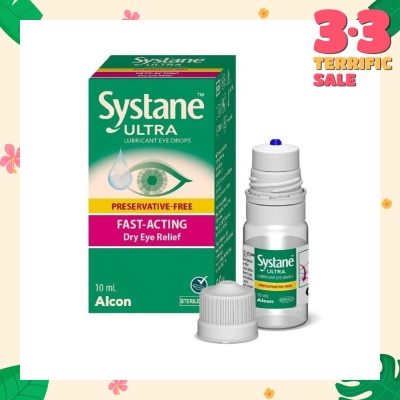 ALCON Systane Ultra Lubricant Eye Drop (Fast-Acting & Dry Eye Relief) 10ml