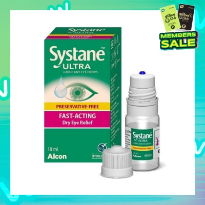 ALCON Systane Ultra Lubricant Eye Drop (Fast-Acting & Dry Eye Relief) 10ml