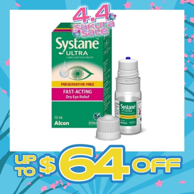 ALCON - Systane Ultra Lubricant Eye Drop (Fast-Acting & Dry Eye Relief) 10ml