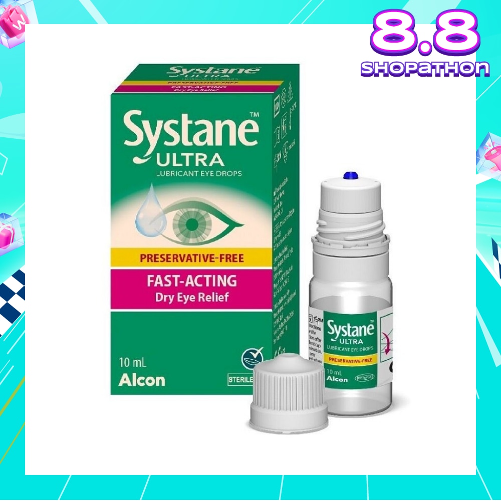 Systane Ultra Lubricant Eye Drop (Fast-Acting & Dry Eye Relief) 10ml