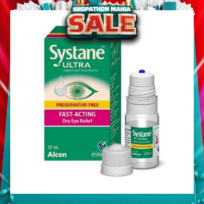 ALCON - Systane Ultra Lubricant Eye Drop (Fast-Acting & Dry Eye Relief) 10ml