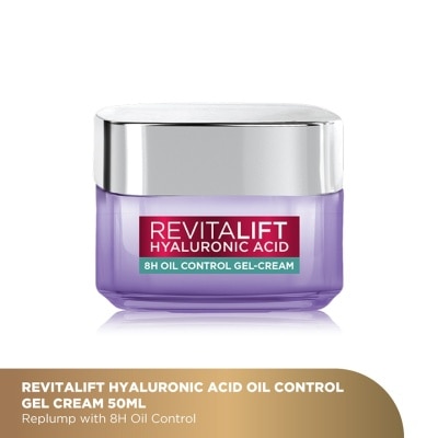 L'OREAL PARIS SKINCARE Revitalift Hyaluronic Acid Oil Control Gel Cream (For Reduce Excess Oils And Minimizing Pores) 50ml