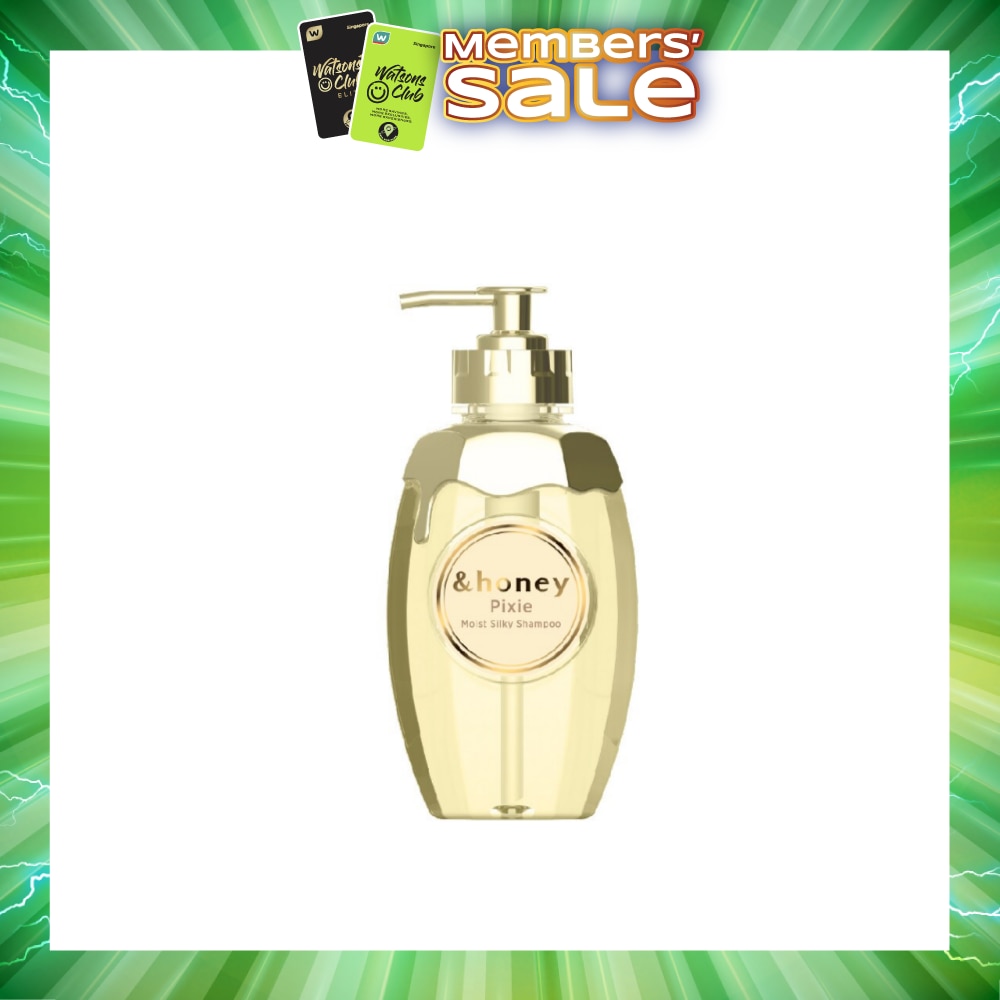 Pixie Moist Silky Shampoo (For Dry & Tangled Thin Hair) 440ml