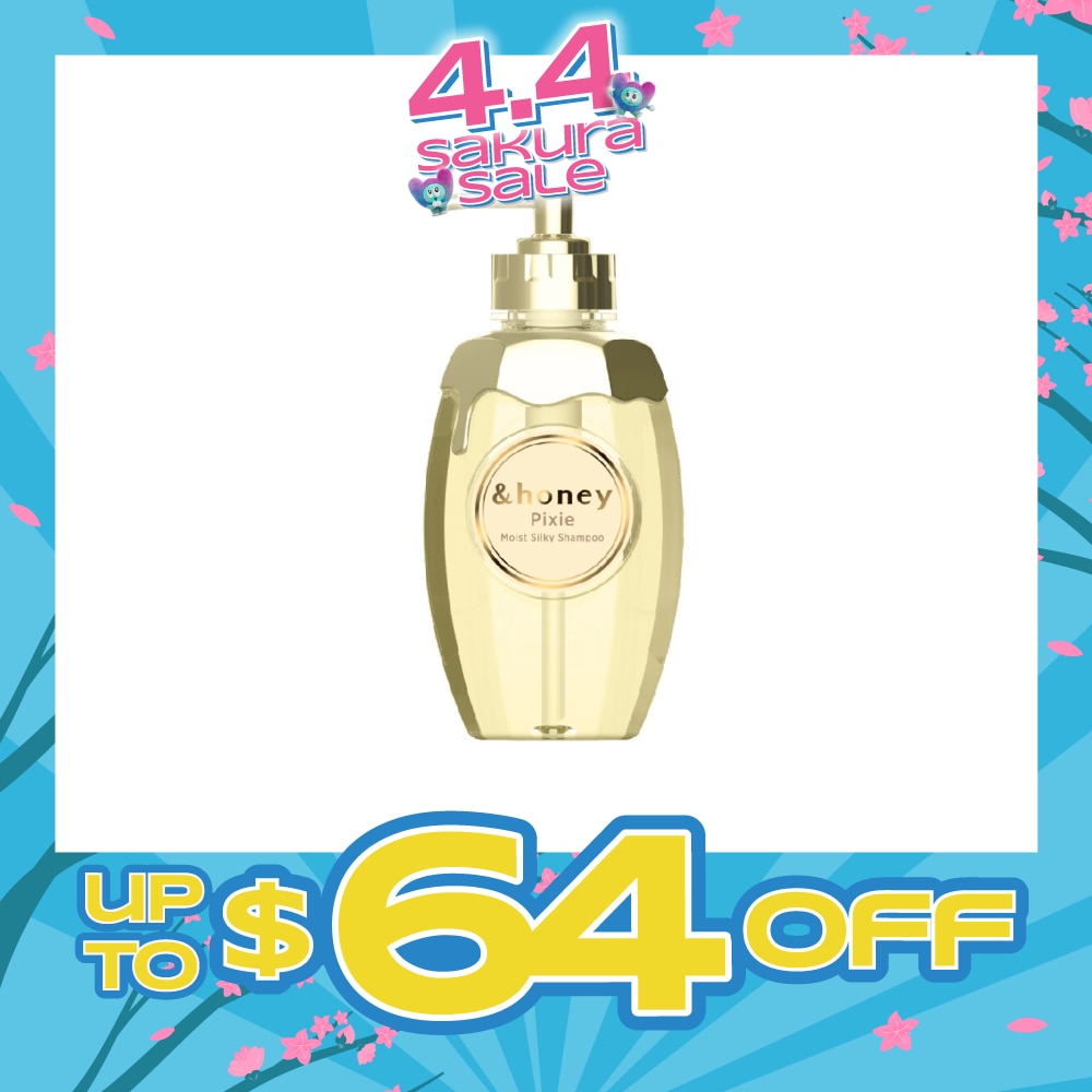 Pixie Moist Silky Shampoo (For Dry & Tangled Thin Hair) 440ml