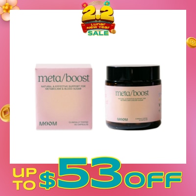 MOOM HEALTH Meta/Boost Capsule (For Metabolism & Blood Sugar) 45s