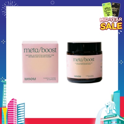 MOOM HEALTH Meta/Boost Capsule (For Metabolism & Blood Sugar) 45s