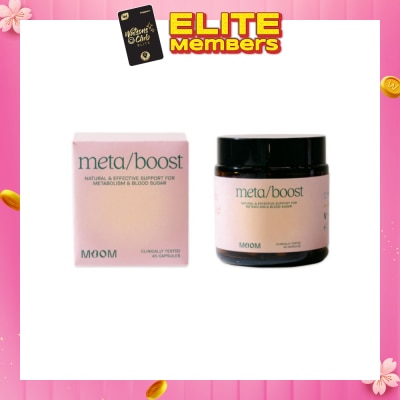 MOOM HEALTH Meta/Boost Capsule (For Metabolism & Blood Sugar) 45s