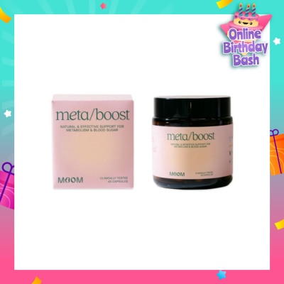 MOOM HEALTH Meta/Boost Capsule (For Metabolism & Blood Sugar) 45s