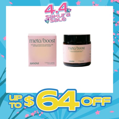 MOOM HEALTH - Meta/Boost Capsule (For Metabolism & Blood Sugar) 45s