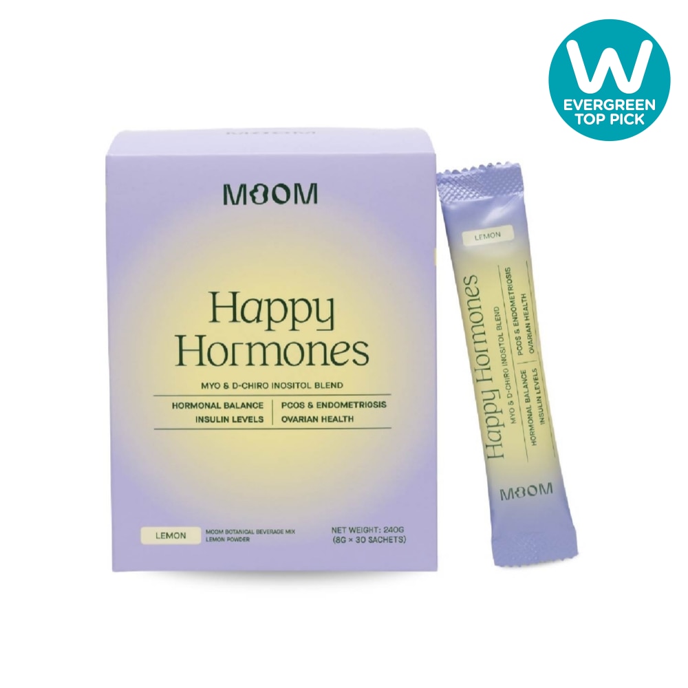 Happy Hormones Myo & D Chiro Inositol Blend Lemon Powder Sachet (To Promote Hormonal Balance & Support Fertility) 30s image