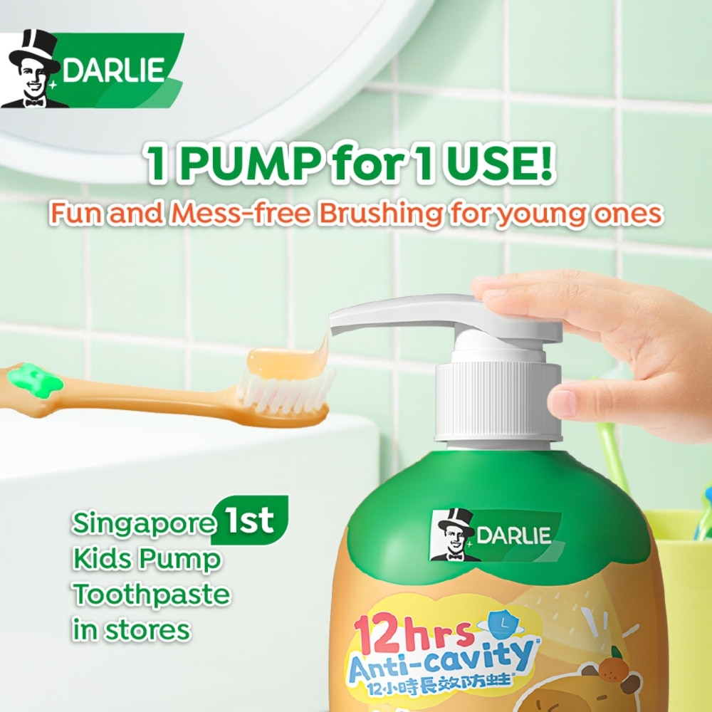 Kids Pump Toothpaste Fruity Delight 120g
