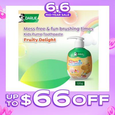 DARLIE - Kids Pump Toothpaste Fruity Delight 120g