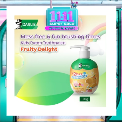 DARLIE Kids Pump Toothpaste Fruity Delight 120g image