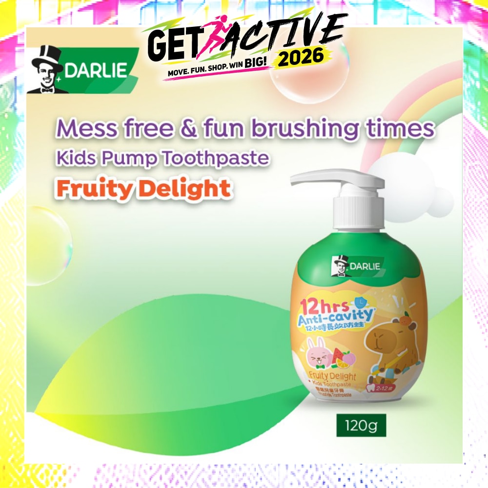 Kids Pump Toothpaste Fruity Delight 120g image