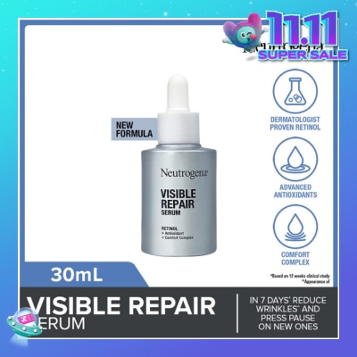 NEUTROGENA Visible Repair Serum (Retinol + Antioxidant + Comfort Complex) 30ml