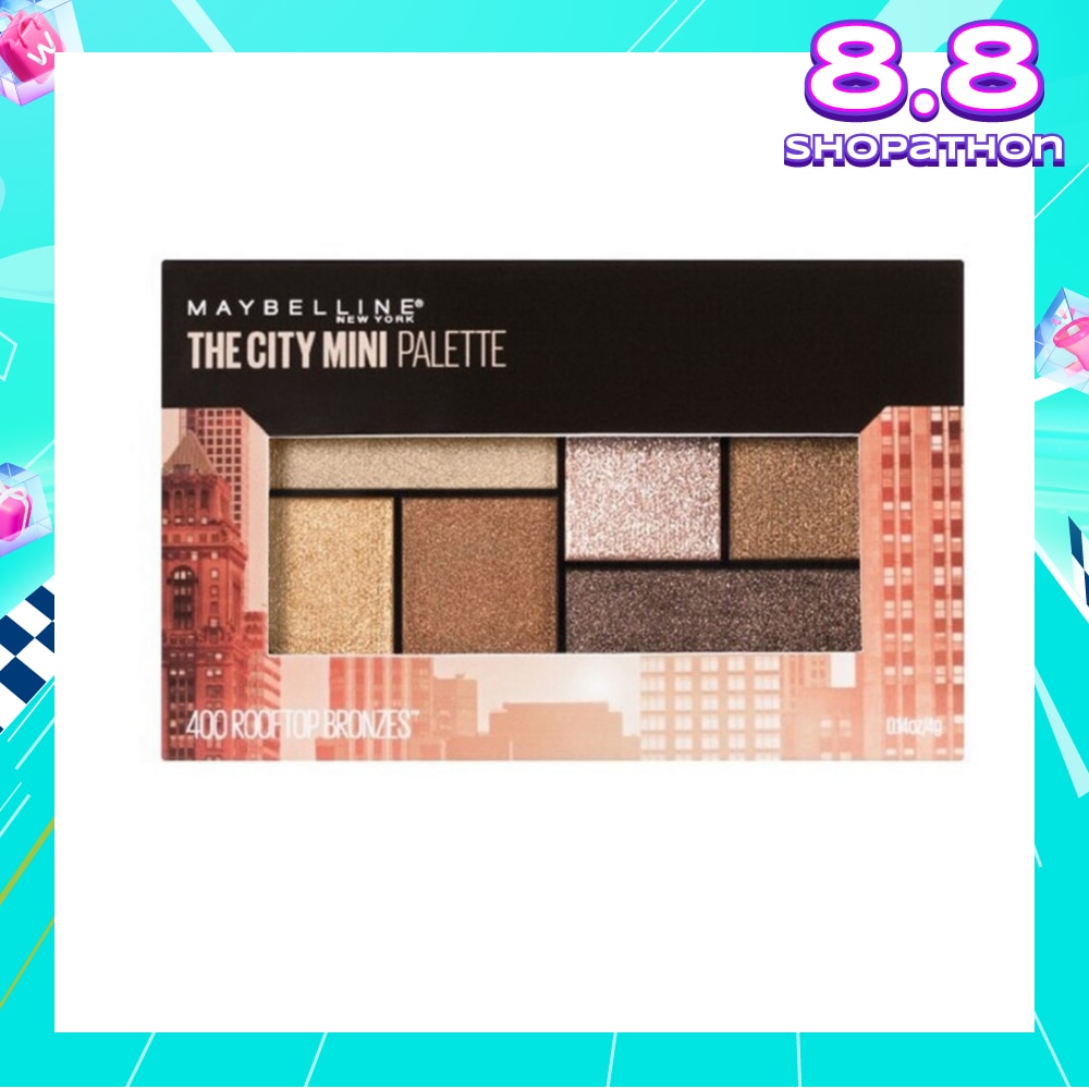 MAYBELLINE City Mini Eyeshadow Palette Rooftop Bronzes 1s