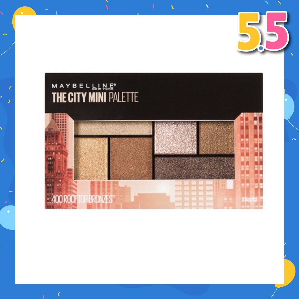 MAYBELLINE City Mini Eyeshadow Palette Rooftop Bronzes 1s