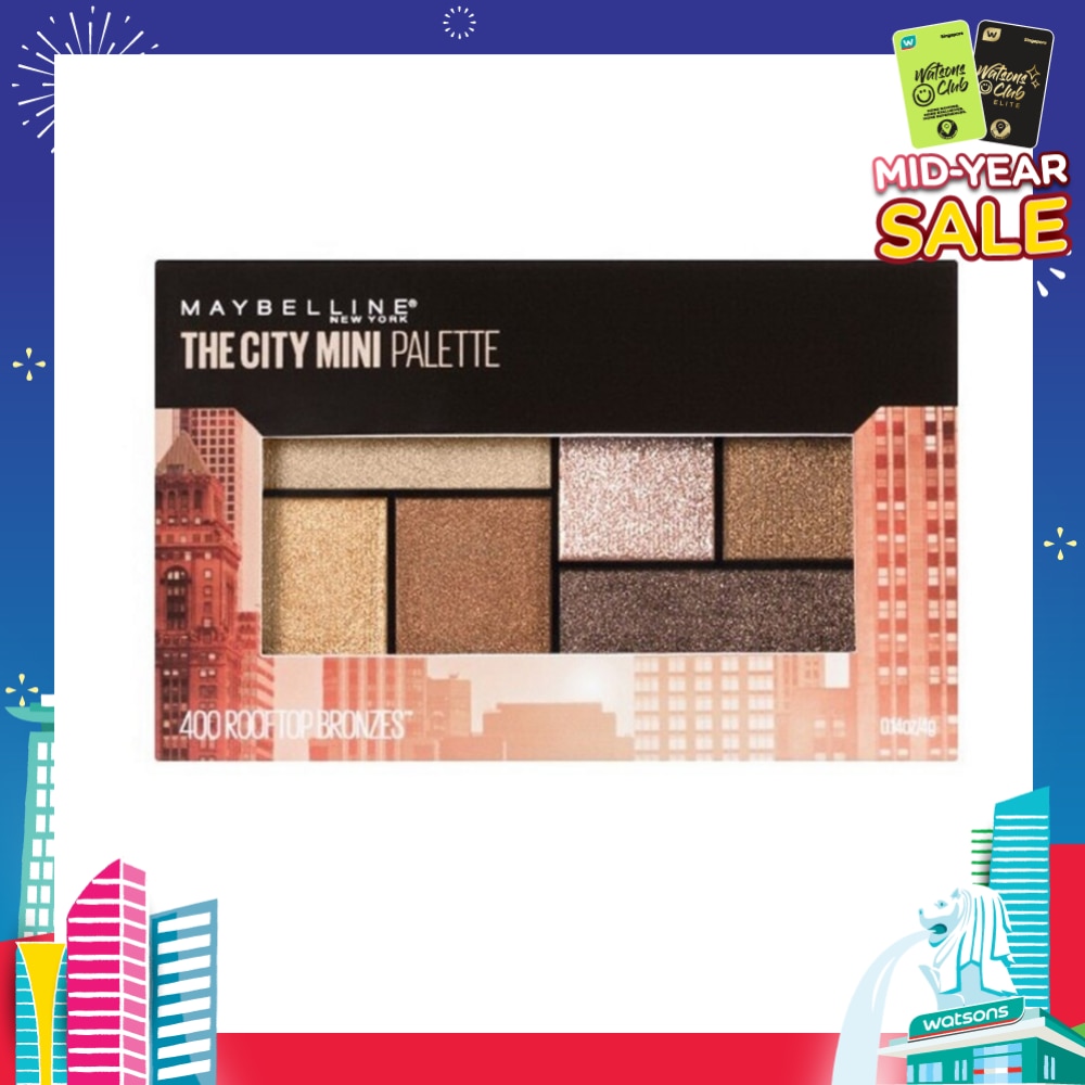 City Mini Eyeshadow Palette Rooftop Bronzes 1s
