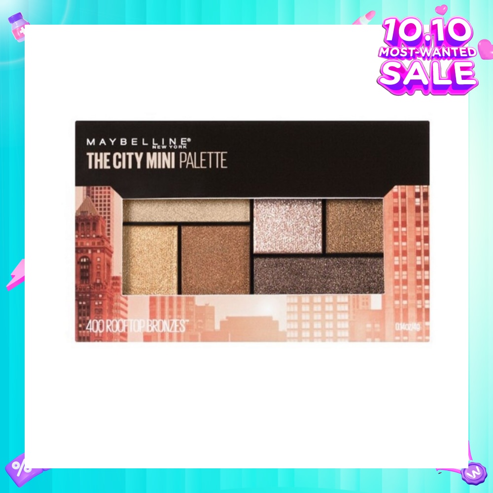 MAYBELLINE City Mini Eyeshadow Palette Rooftop Bronzes 1s (Expiry: Jun`2026)