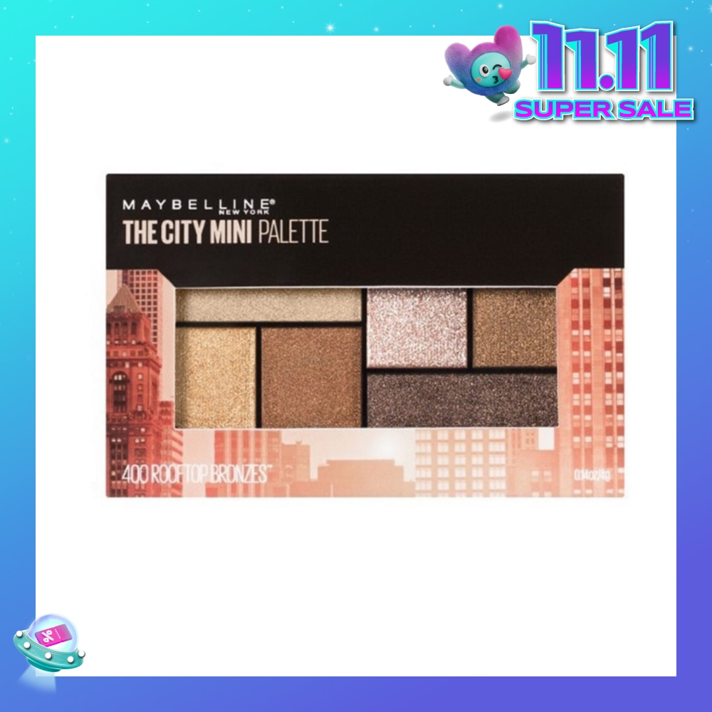 MAYBELLINE City Mini Eyeshadow Palette Rooftop Bronzes 1s (Expiry: Jun`2026)