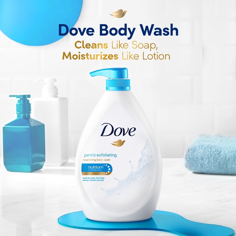 Dove Gentle Exfoliating Bodywash 1L
