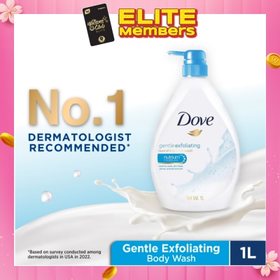 DOVE Dove Gentle Exfoliating Bodywash 1L