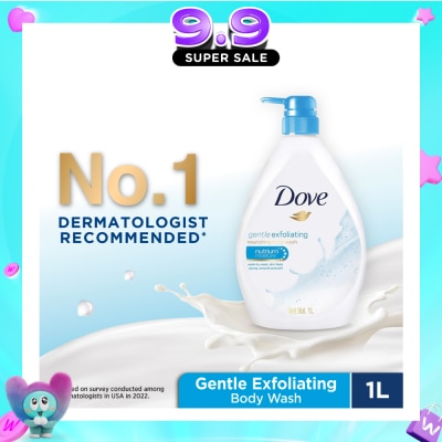 DOVE - Gentle Exfoliating Bodywash 1L image