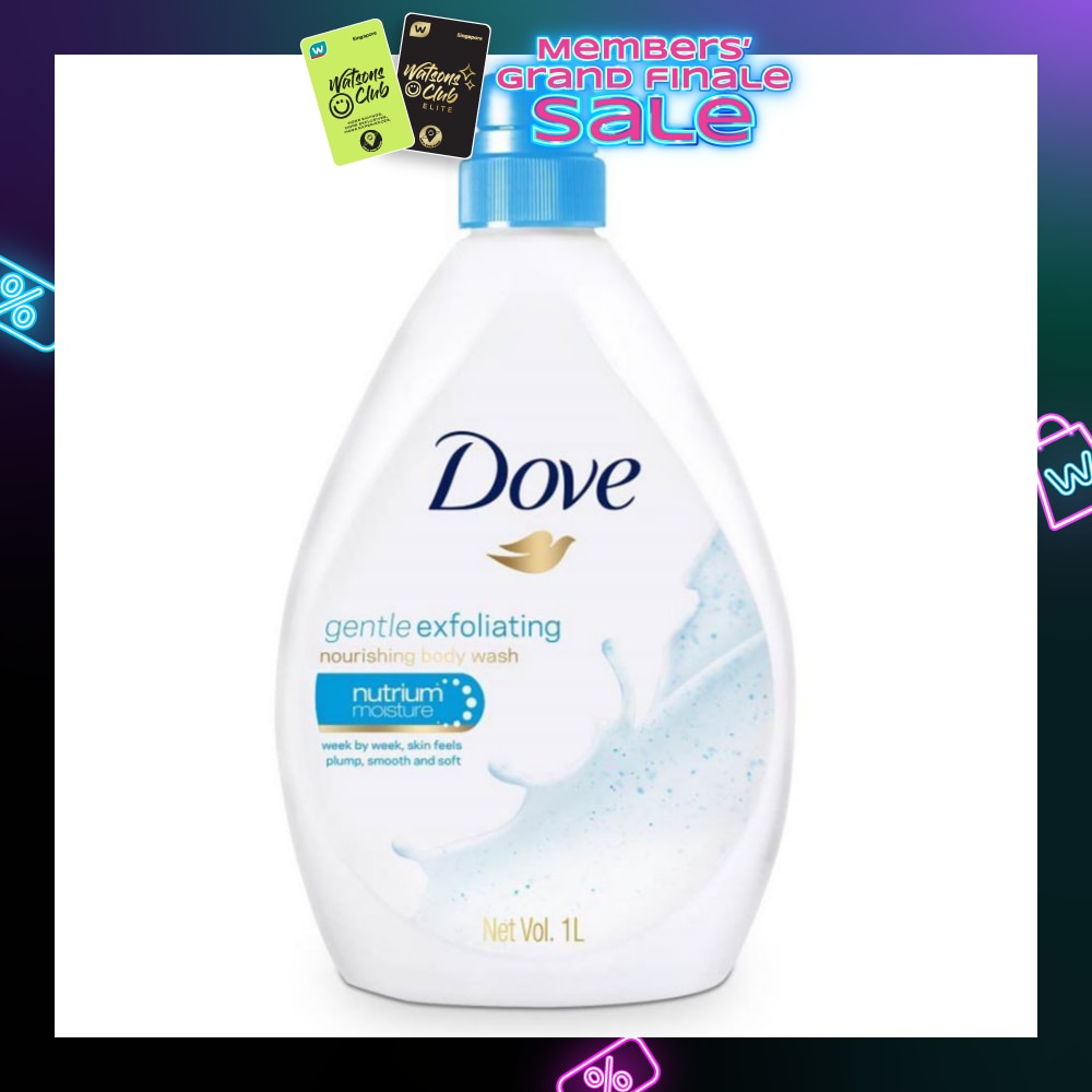 Dove Gentle Exfoliating Bodywash 1L