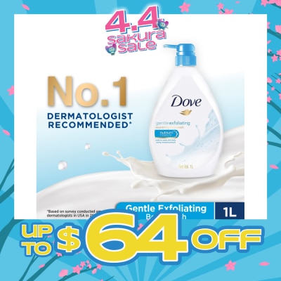 DOVE - Dove Gentle Exfoliating Bodywash 1L