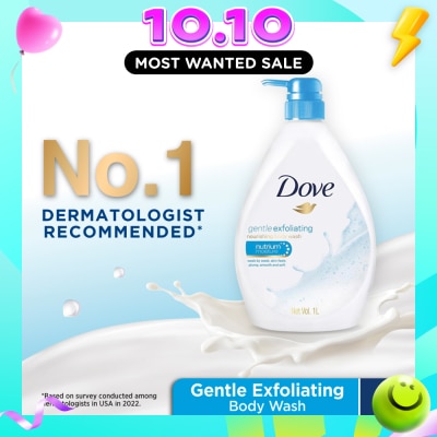 DOVE Gentle Exfoliating Bodywash 1L image