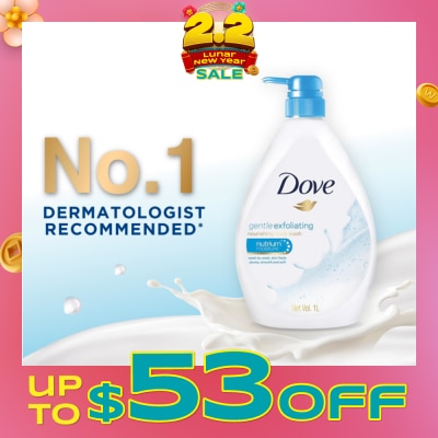 DOVE Dove Gentle Exfoliating Bodywash 1L