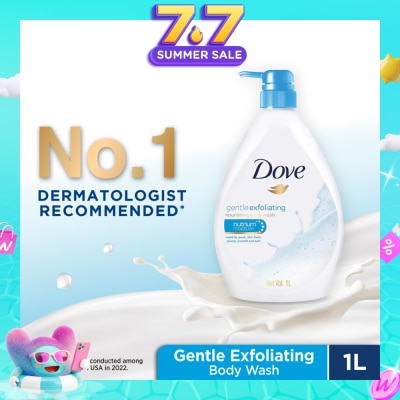 DOVE - Gentle Exfoliating Bodywash 1L