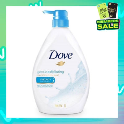DOVE Dove Gentle Exfoliating Bodywash 1L