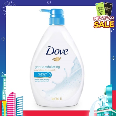 DOVE Dove Gentle Exfoliating Bodywash 1L