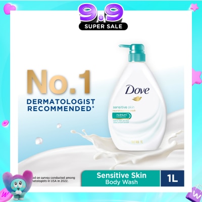 DOVE - Sensitive Skin Body Wash 1L image