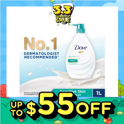 DOVE Dove Sensitive Skin Body Wash 1L