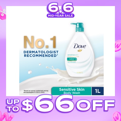DOVE - Sensitive Skin Body Wash 1L