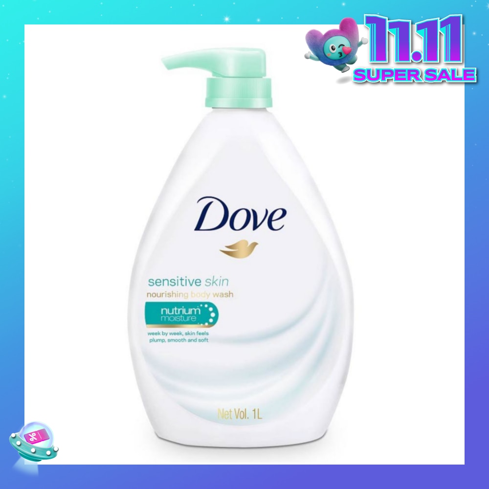 Dove Sensitive Skin Body Wash 1L<BR>
