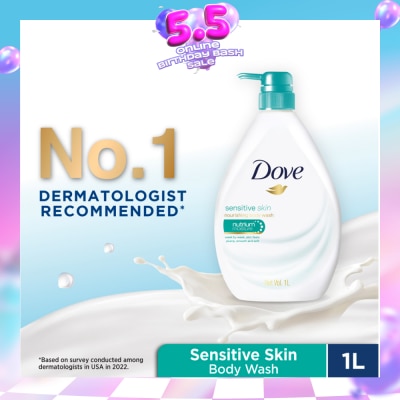 DOVE - Dove Sensitive Skin Body Wash 1L